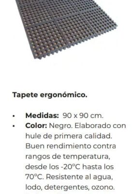 TAPETE ERGONOMICO 9090